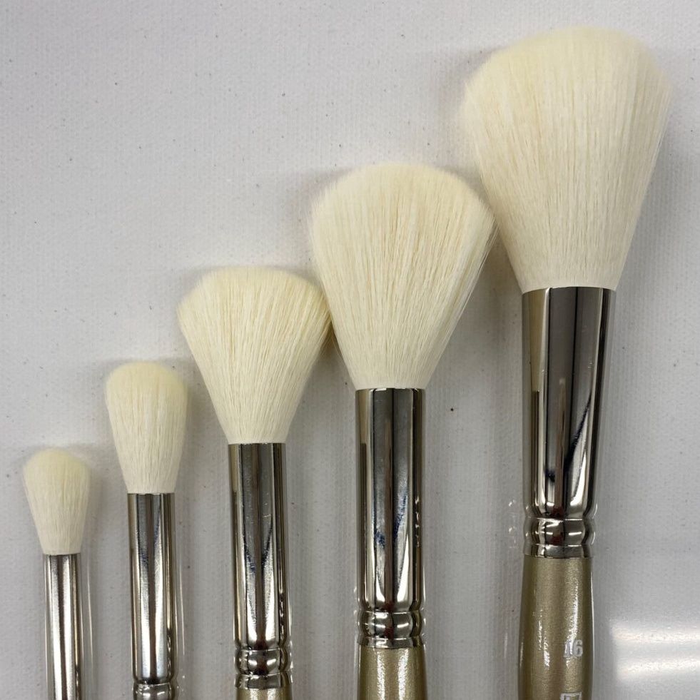 HJ Brush: Series 250 "Synthetic Goat" (S/H) - ROUND MOP