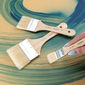 Large Area Brush Set - White Bristle