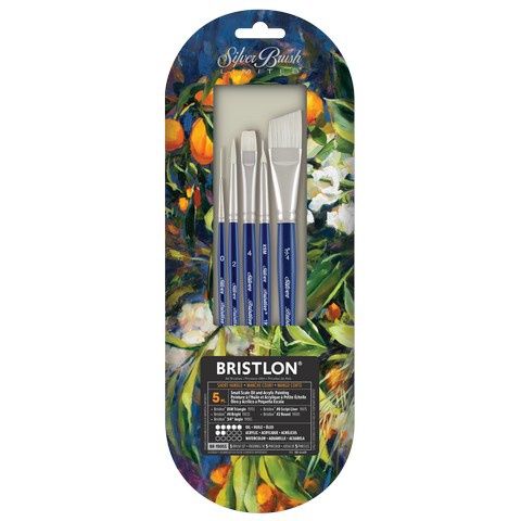 Silver Bristlon S/H Brush Set of 5