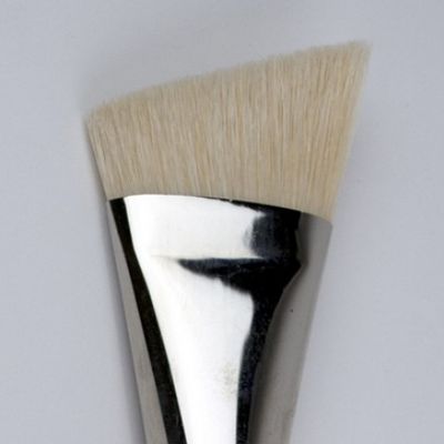 Silver "JUMBO" Brush - Hog Bristle (natural)