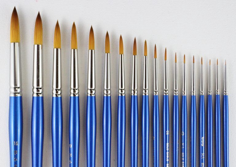 HJ Brush: Series 700 "Gold Sable" (S/H) - ROUND