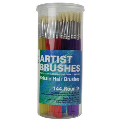 Royal Brush White Bristle Small Round Brush