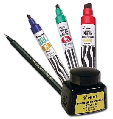 Pilot Super Color Permanent JUMBO CHISEL Marker