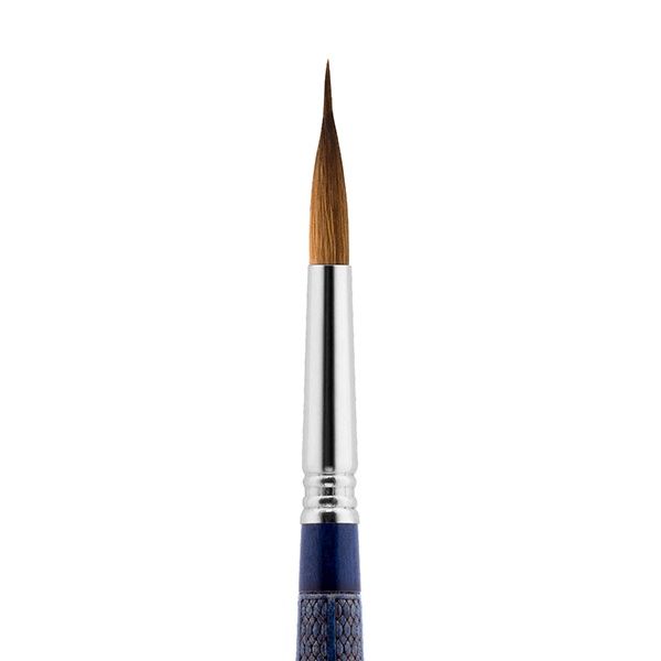Escoda Brush: "Optimo" Kolinsky Sable (S/H) - RETOUCHING (Round), Size: Pointed Tip Round 6
