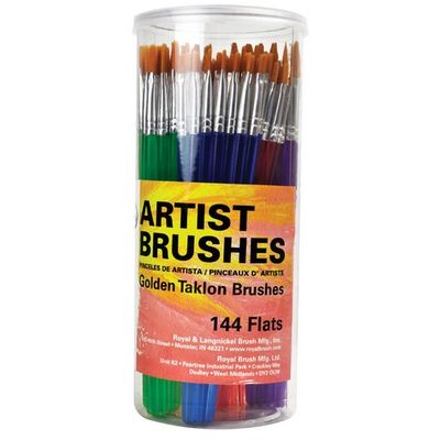 Royal Brush - Gold Taklon Brushes