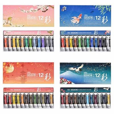 Holbein Artists' Gouache 15ml Irodori Set of 12