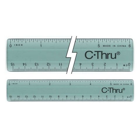Plastic Calibrated Ruler