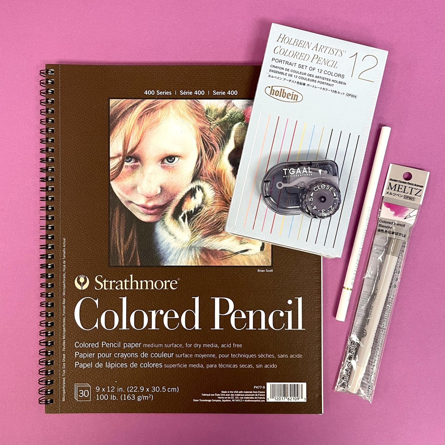 Kit104 - Coloured Pencils (Portrait)