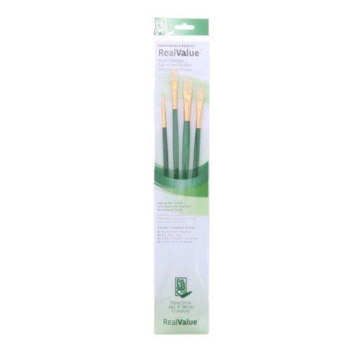Princeton Brush Set: L/H 4pc Small Bristle (#9118)