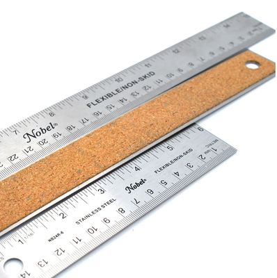 Cork Backed Steel Rulers