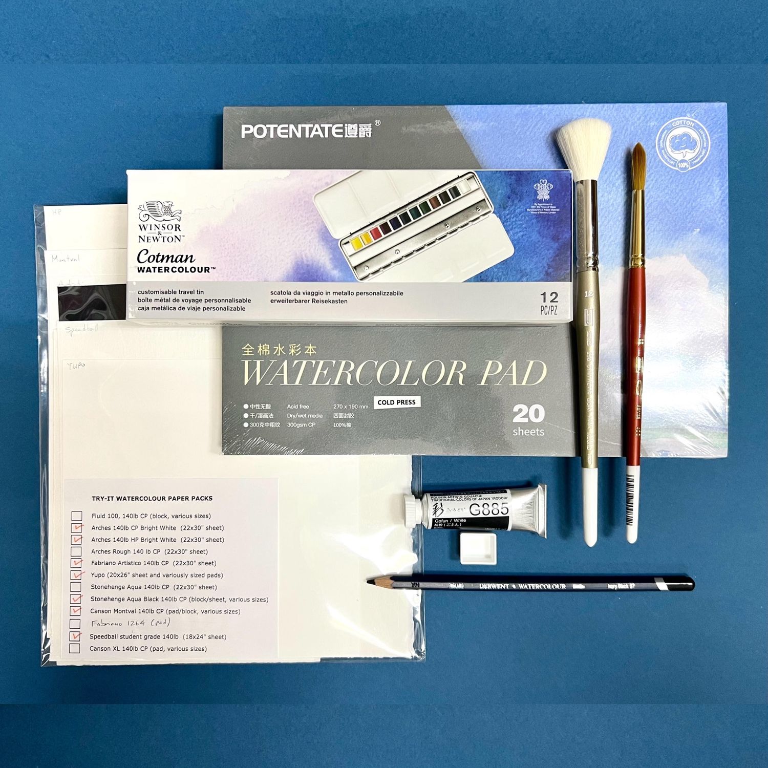 Kit108 - Intro to Watercolour v.2