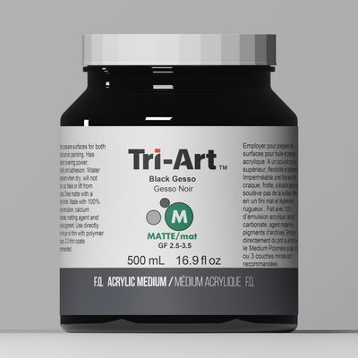 Tri-Art Acrylic Gesso - Black
