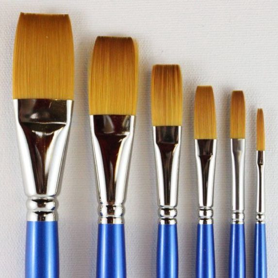 HJ Brush: Series 800 "Gold Sable" (S/H) - FLAT STROKE