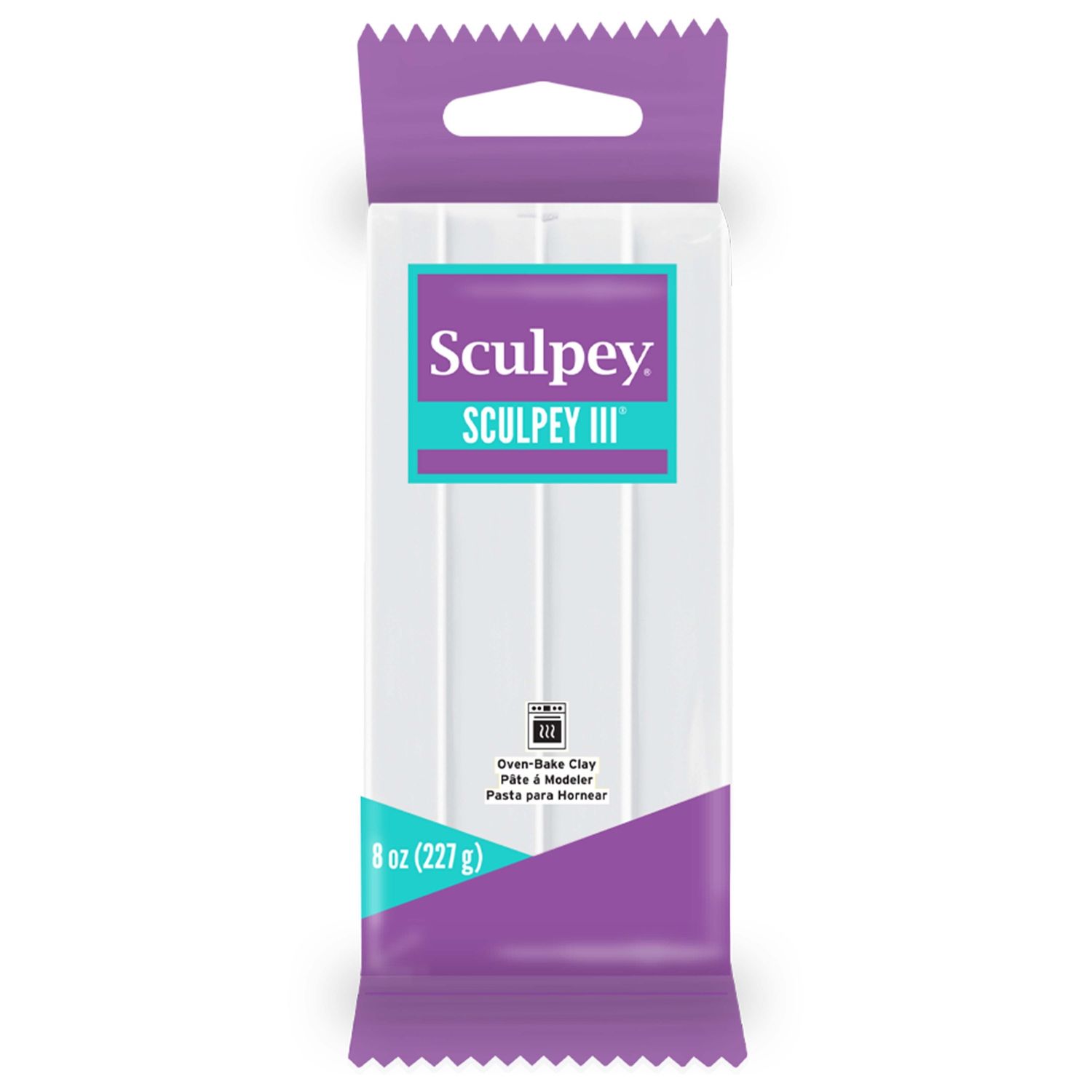 Sculpey III - 8oz, COlour: WHITE