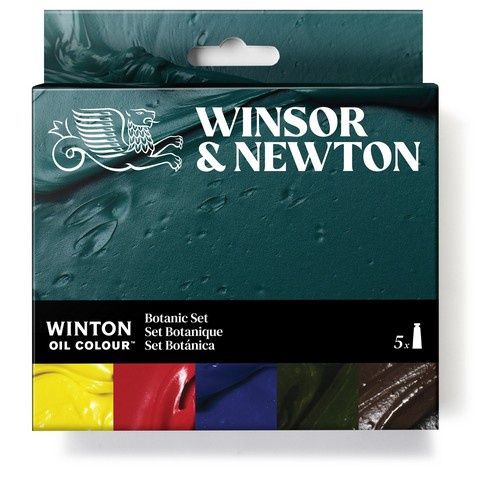 W&amp;N Winton Oil Sets, Type: Set of 5 - Botanical - 37ml