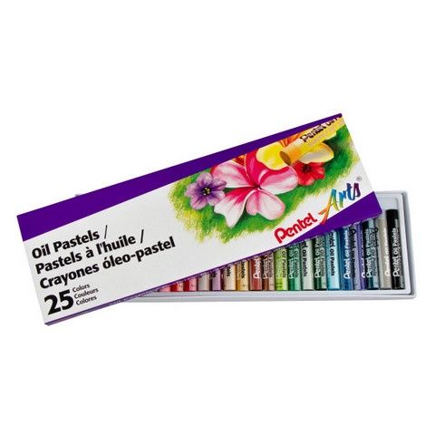 Pentel Arts Oil Pastel Sets, Size: Set of 25