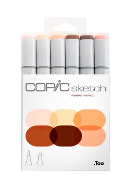 Copic Sketch Marker Set of 6