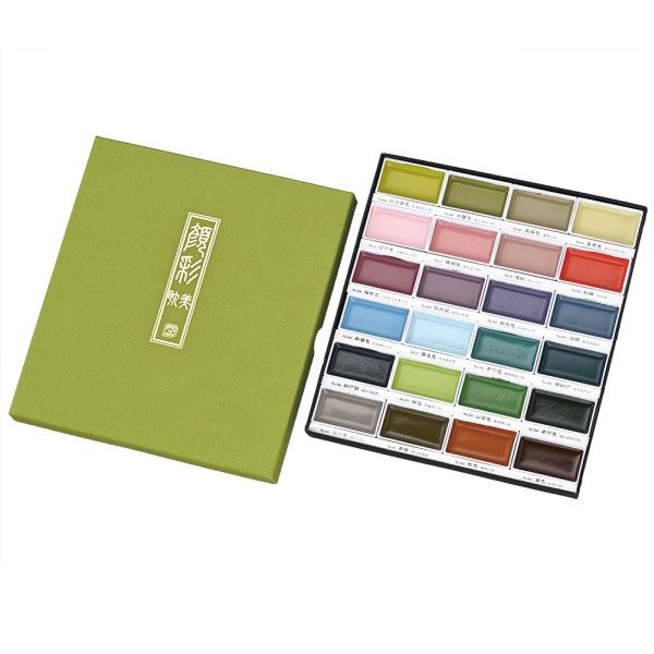 Kuretake Gansai Tambi Watercolour Sets, COlour: 24 Colours (Art Nouveau)