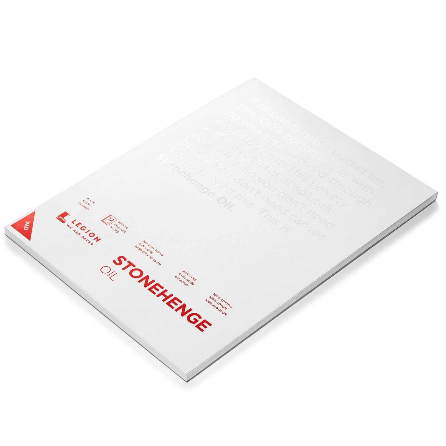 Stonehenge Oil Pad, Size: 9 x 12"