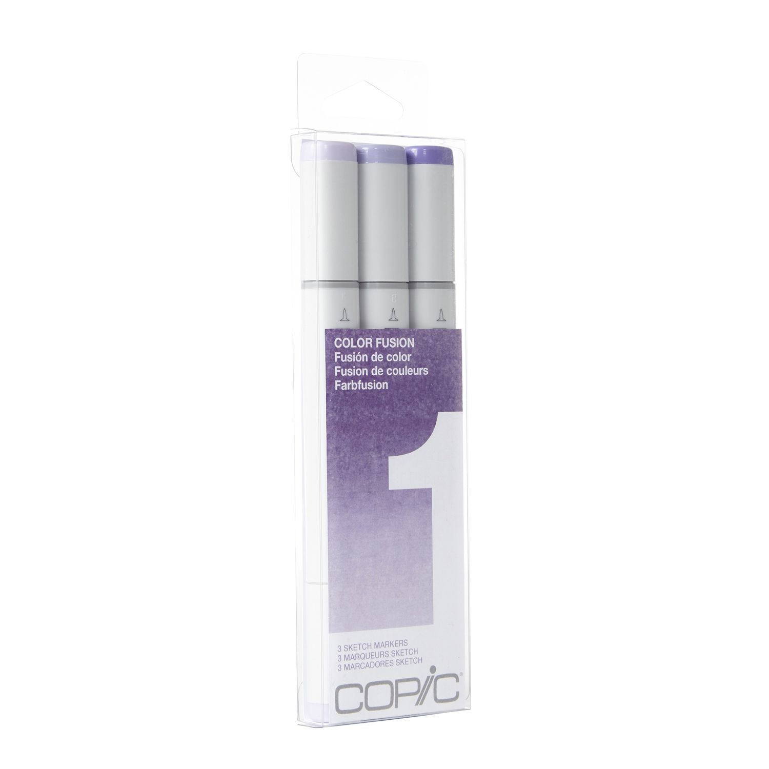 Copic Sketch Marker Fusion Set of 3, COlour: Set #1 - Violet, Type: Colour Fusion