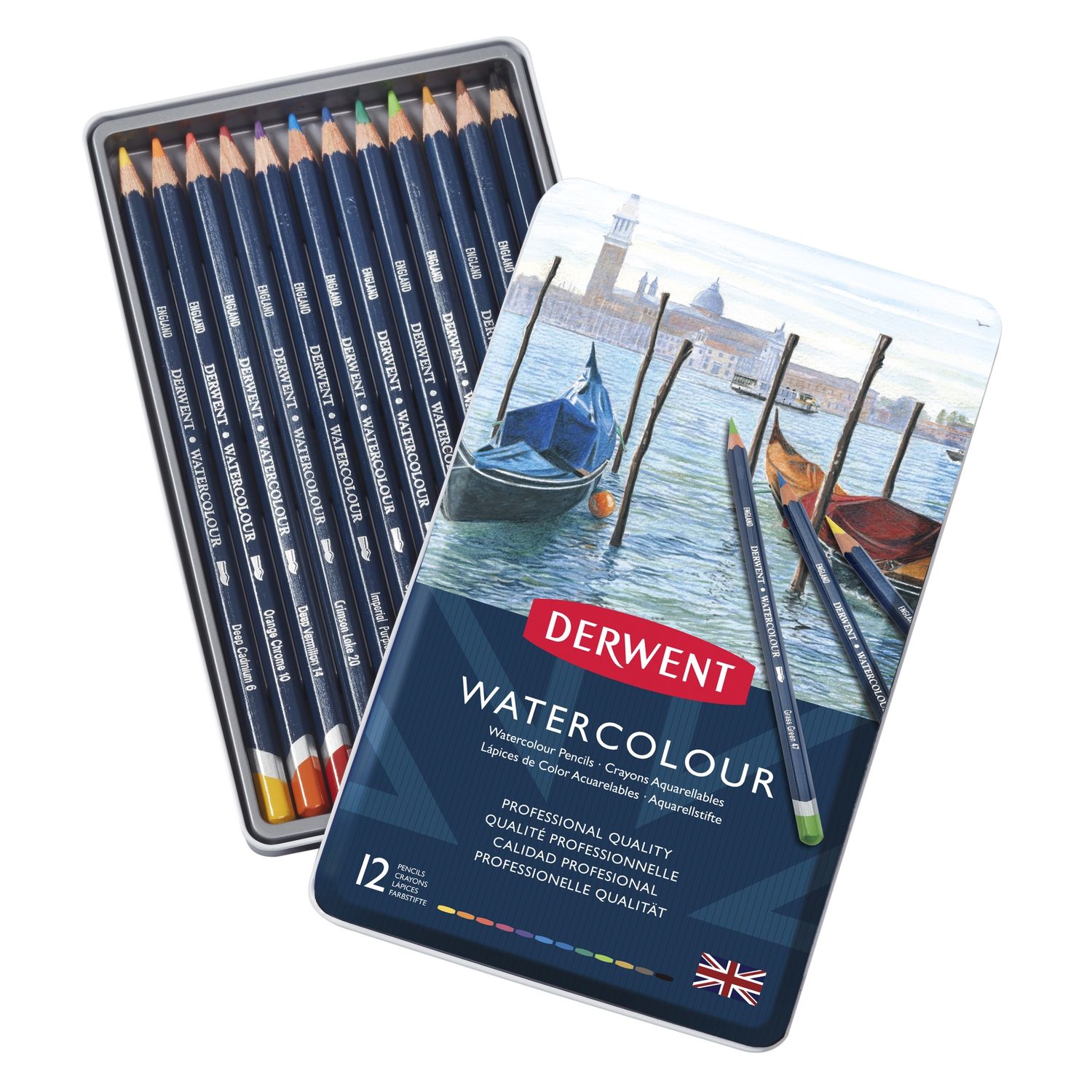 Derwent Watercolour Pencil Sets, Type: Set of 12