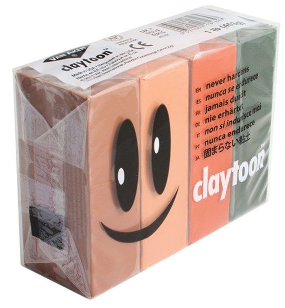 Claytoon Modeling Clay Sets, COlour: Earth