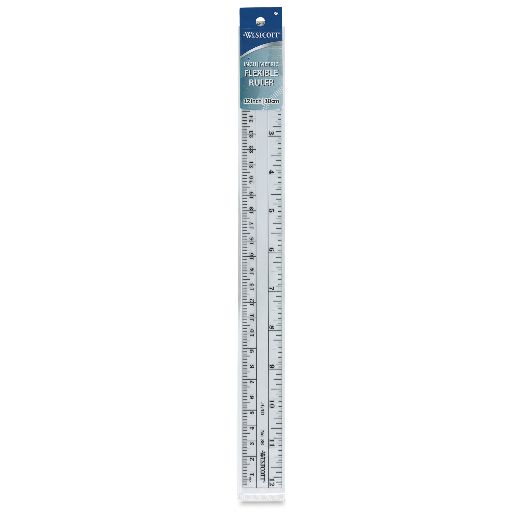 Flexible Clear Ruler, Size: 12"