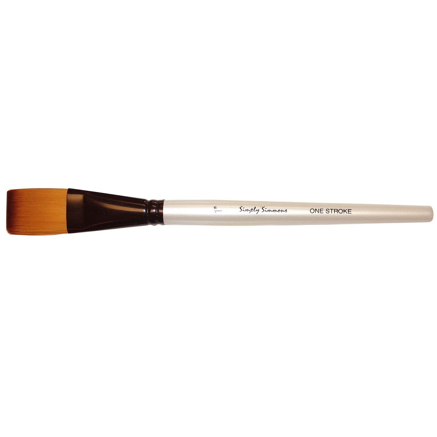 Simply Simmons Short Handled Brushes, Shape: Stroke, Size: 1"