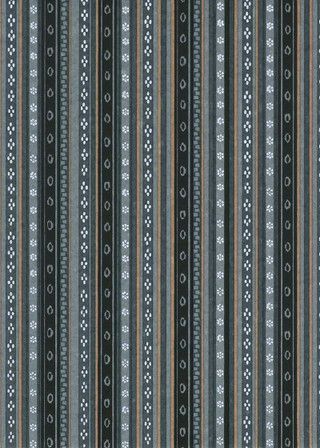 Chiyogami - Paper Sheet, Pattern: 963C - Black Pattern Stripes