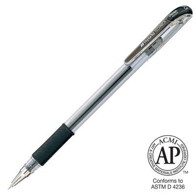 Pentel Arts Hybrid Technica Gel Roller Pen 0.3mm - BLACK