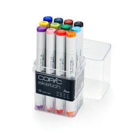 Copic Sketch Marker - Larger Sets, Size: Set of 12