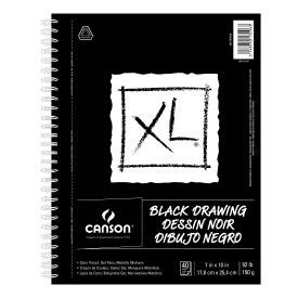 Canson XL Black Drawing Pad, Size: 7 x 10"