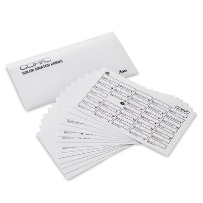 Copic Colour Swatch Cards