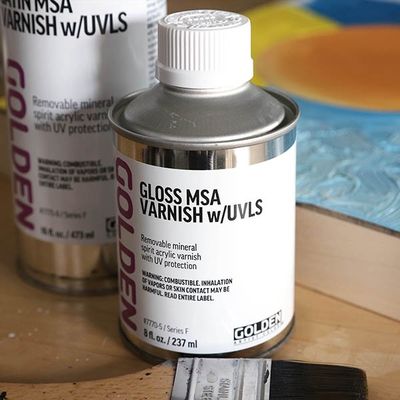 Golden MSA Varnish and Solvent - Bottles