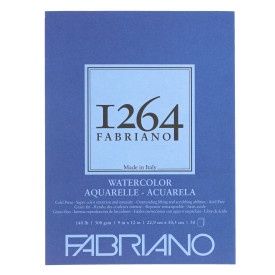 Fabriano 1264 Watercolour Pad 140lb Coldpress, Size: 9 x 12"