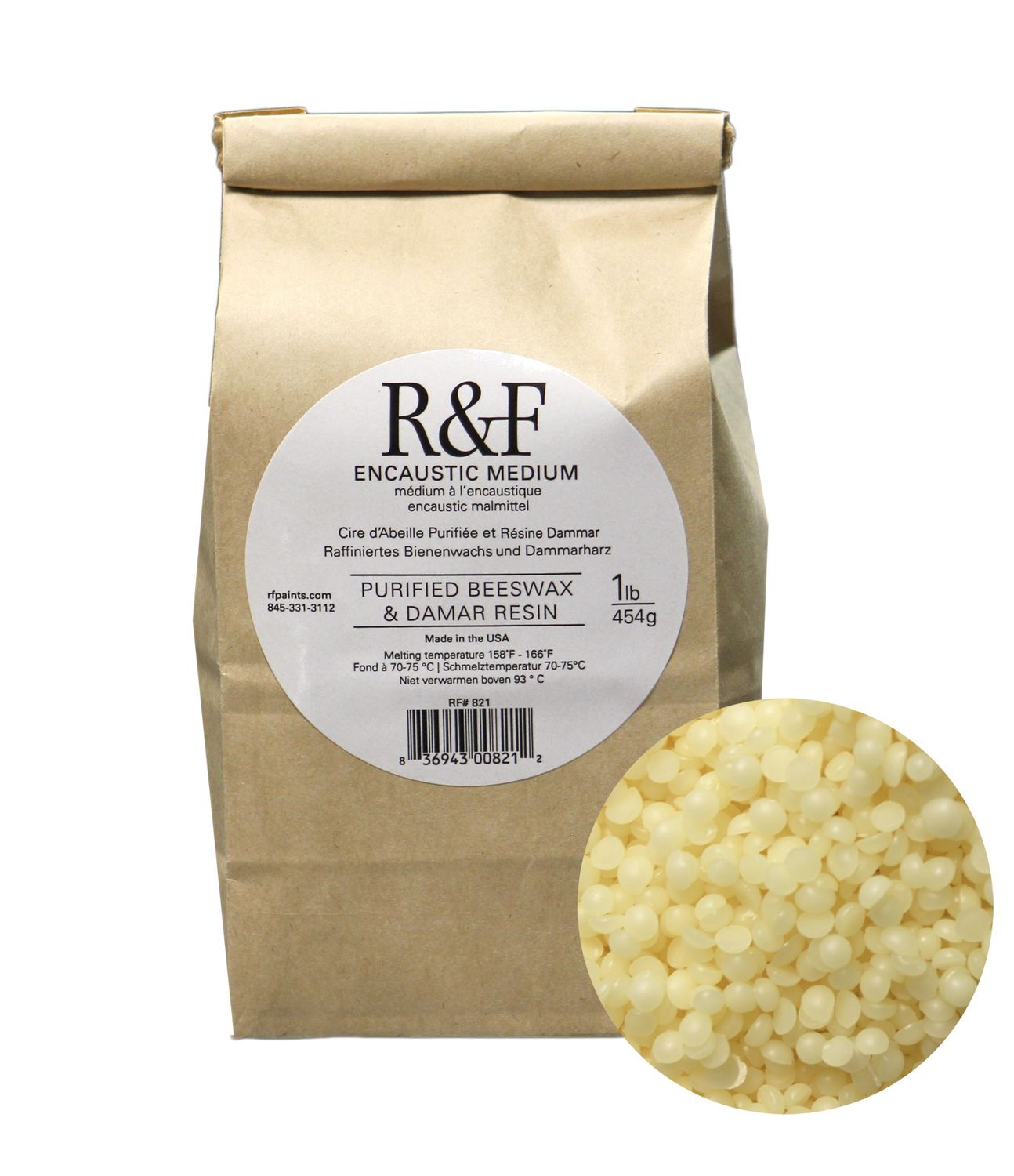 R&amp;F Encaustic Medium, Size: 1lb