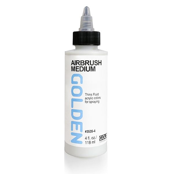 Golden Acrylic Mediums - Fluids and Additives, Size: 4oz, Type: Airbrush Medium