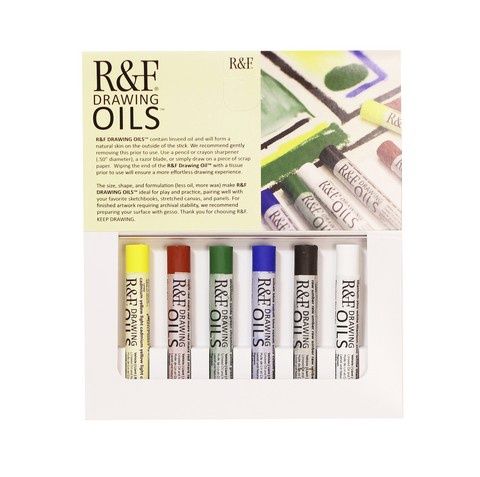 R&amp;F Drawing Oil Stick Set, COlour: Introductory