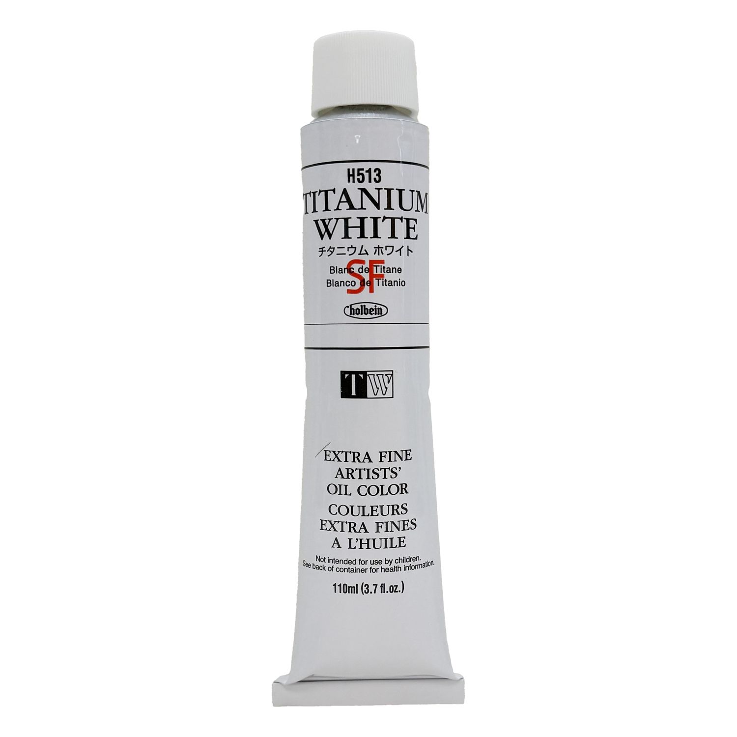 Holbein Artist Oils 110ml, COlour: Titanium White SF
