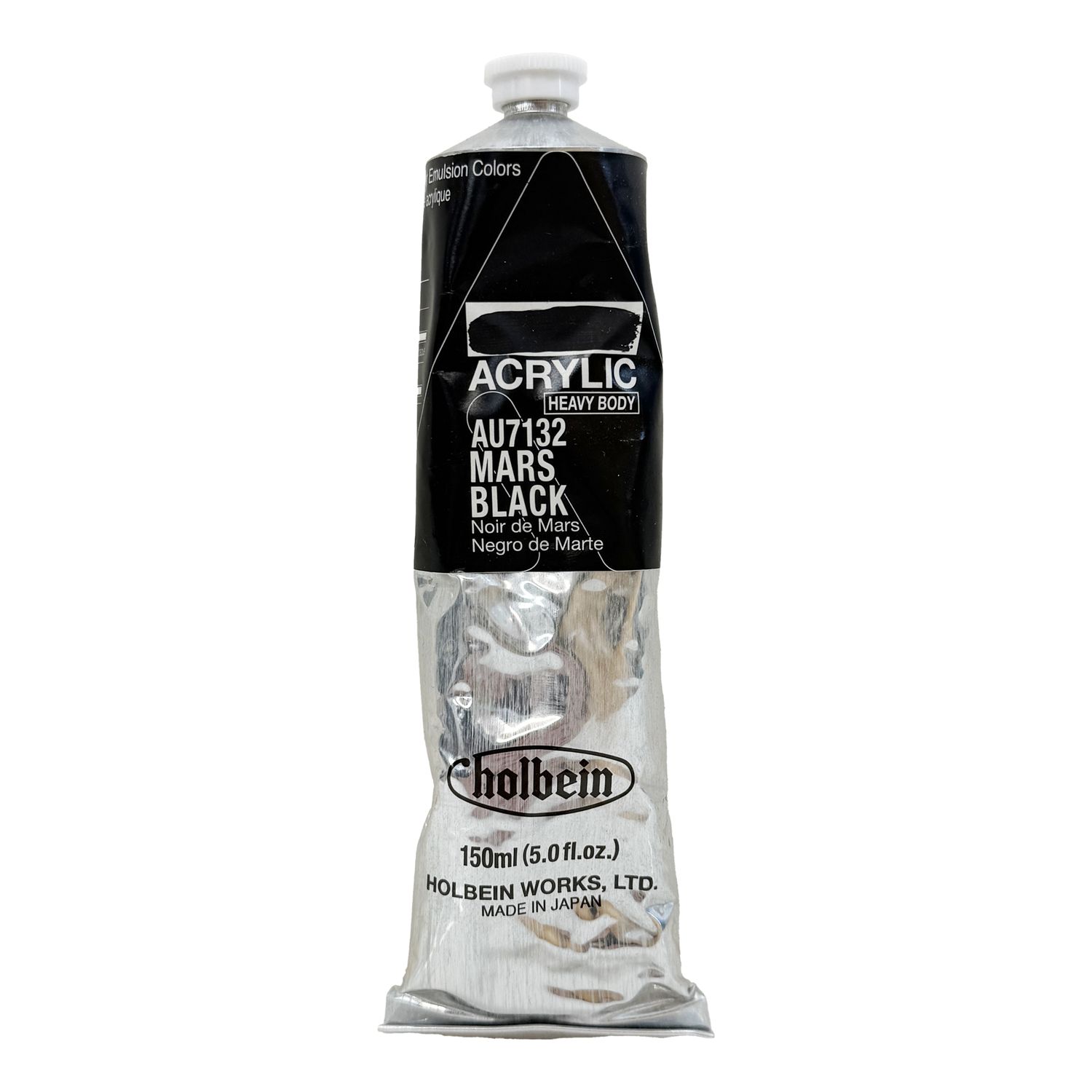 Holbein Heavy Body Acrylic - 150ml, COlour: Mars Black