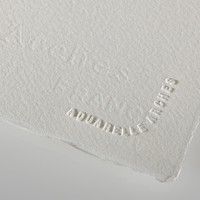 Arches Watercolour 300lb - Paper Sheet, COlour: Natural White, Type: Cold Press