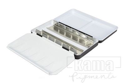 Empty Metal Watercolour Palette Box