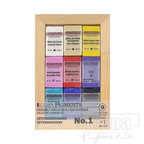 Kama Encaustic Sets, Type: No. 1 (Set of 9)