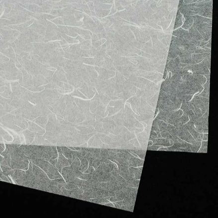 Washi Paper Sheet - Unryu Tissue White Light