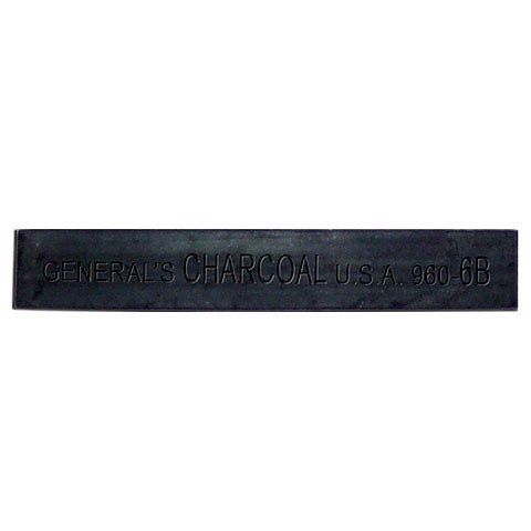 General's Compressed Charcoal Stick - Thick, Shade: 2B