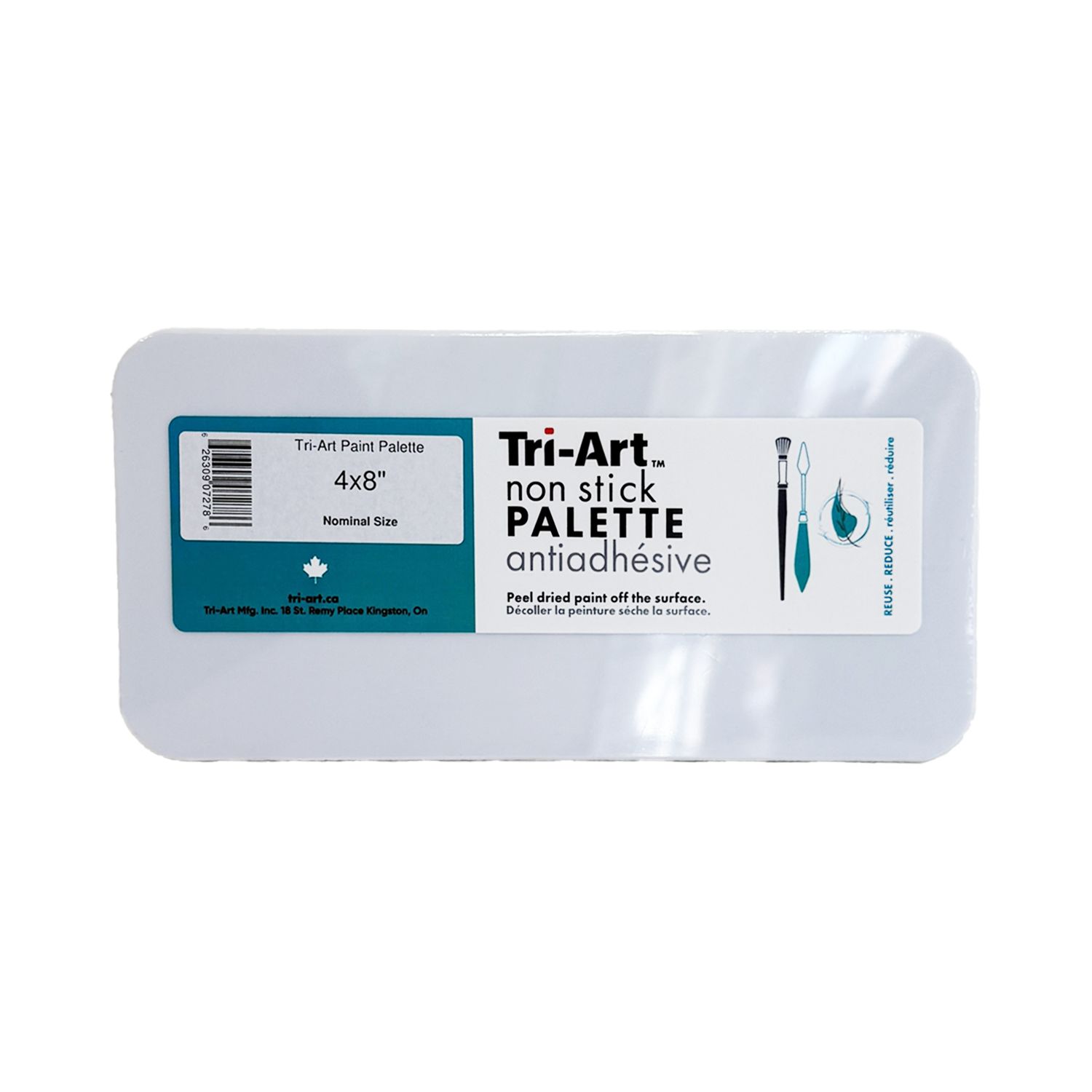 Tri-Art Non-Stick Palette, Size: 4 x 8"