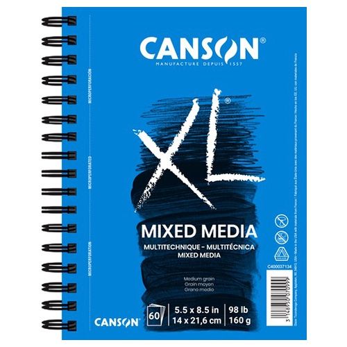 Canson XL Mixed Media Pad, Size: 5.5 x 8.5"