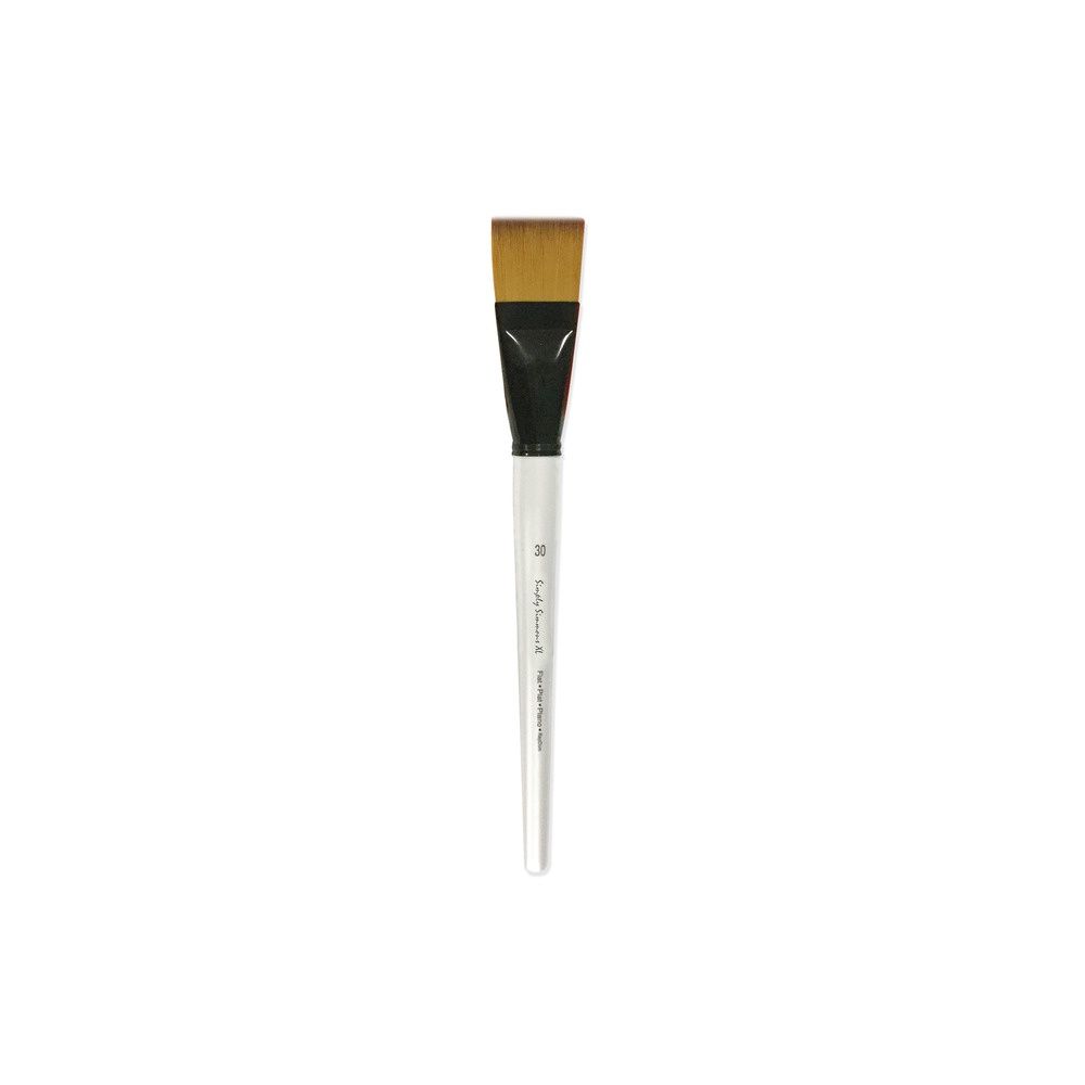 Simply Simmons XL Brushes - SOFT SYNTHETIC, Shape: Flat, Size: 30
