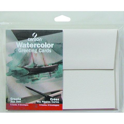 Canson Blank Cards, Type: 5 x 7 - 6 pack