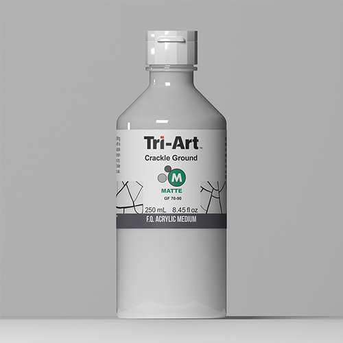 Tri-Art Acrylic Crackle Ground, Size: 250ml